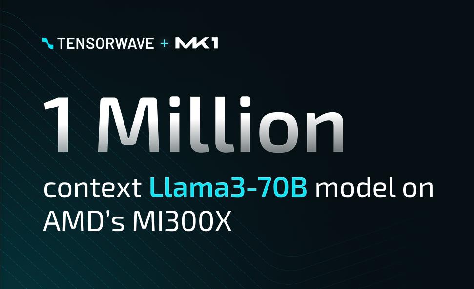 Unlocking real-time chat with 1M context Llama3-70B model on AMD’s MI300X